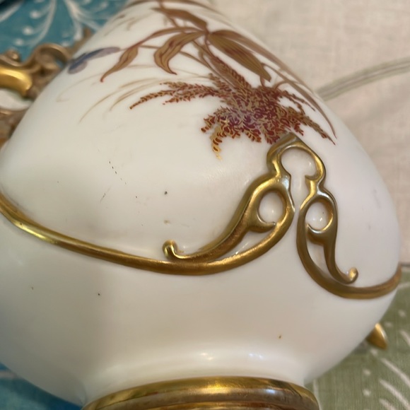 Antique 1800’s Royal Worcester Porcelain Bud Vase - Picture 9 of 14